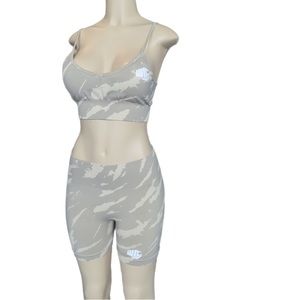 Tan Camo Seamless Yoga Gym Set